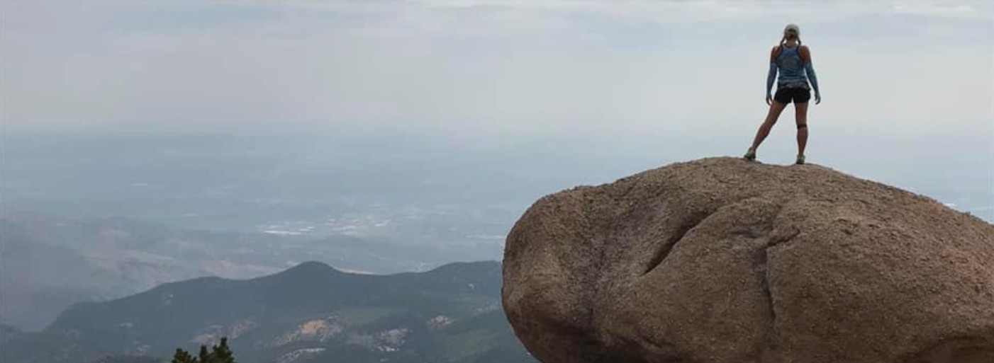 Theresa on the mountain